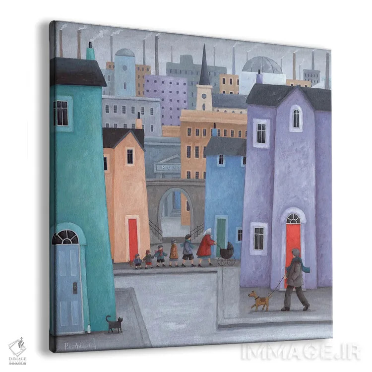 تابلو کوچولوها اثر پیتر آدرلی - نمای پرسپکتیو محصول