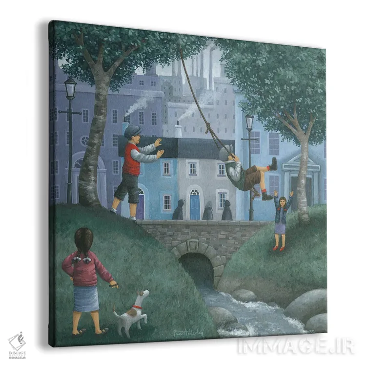 تابلو تاب اثر پیتر آدرلی - نمای پرسپکتیو محصول