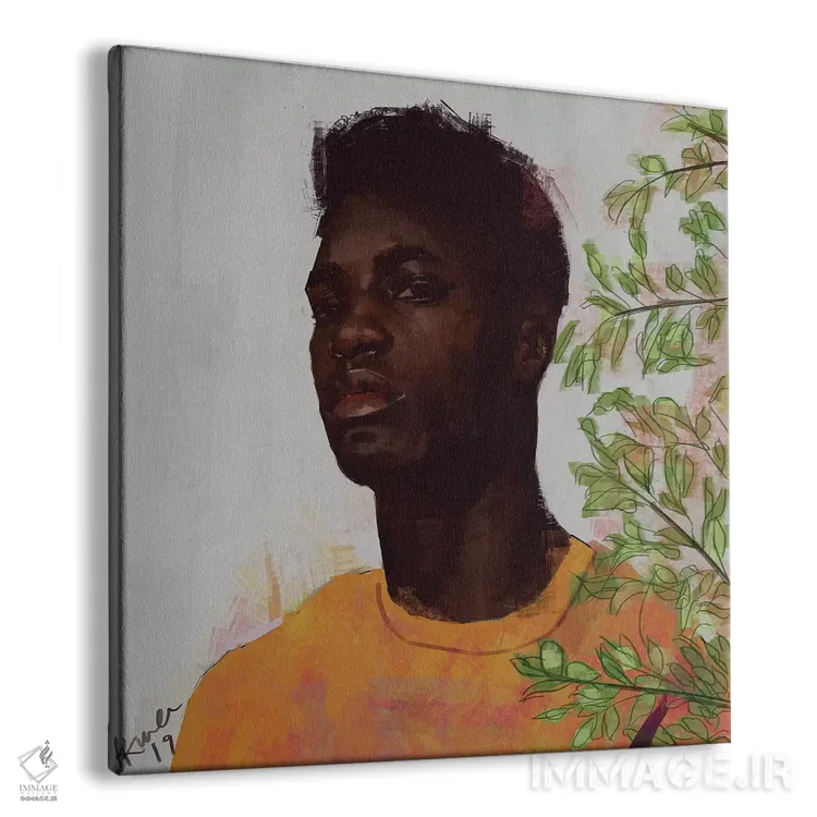 تابلو طلایی ۱ اثر آدکونله آدلاکه - نمای پرسپکتیو محصول