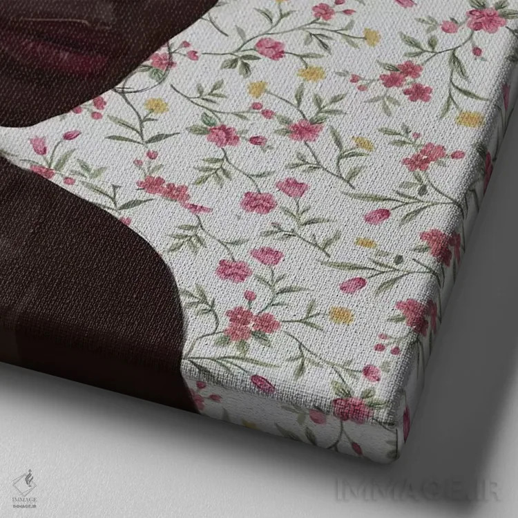 تابلو رز اثر آدکونله آدلاکه - نمای نزدیک بافت بوم