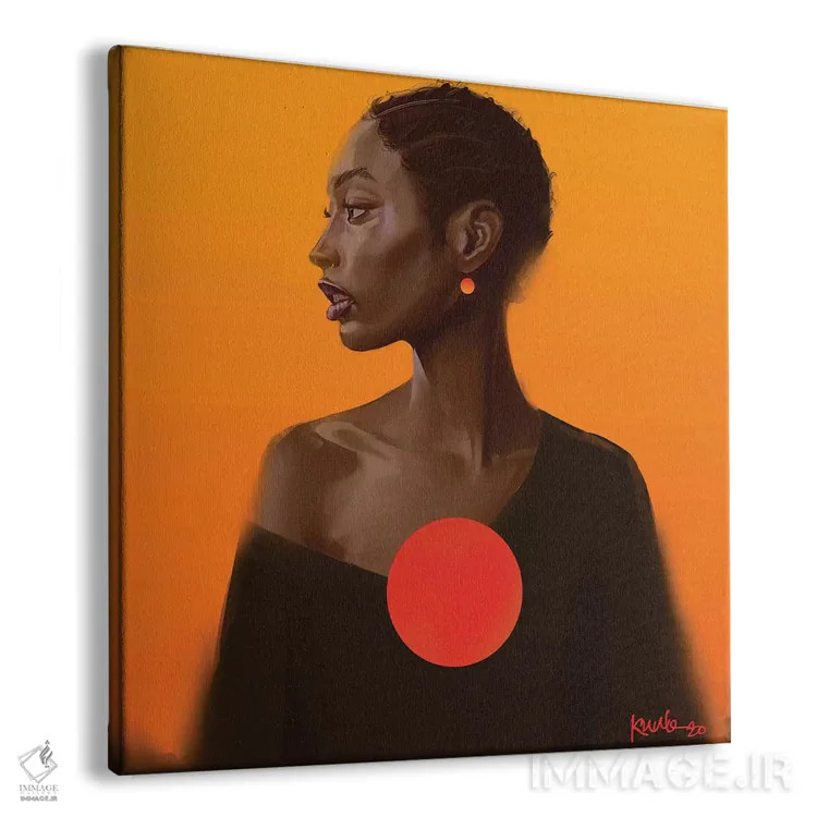 تابلو غروب آفتاب اثر آدکونله آدلاکه - نمای پرسپکتیو محصول