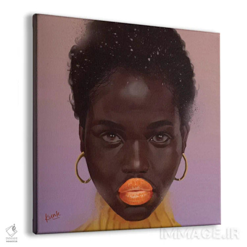 تابلو نارنگی اثر آدکونله آدلاکه - نمای پرسپکتیو محصول