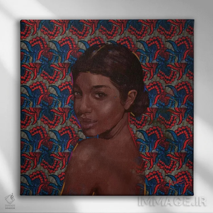 تابلو مجموعه مومی ۵ اثر آدکونله آدلاکه - نمای روبهرو روی دیوار