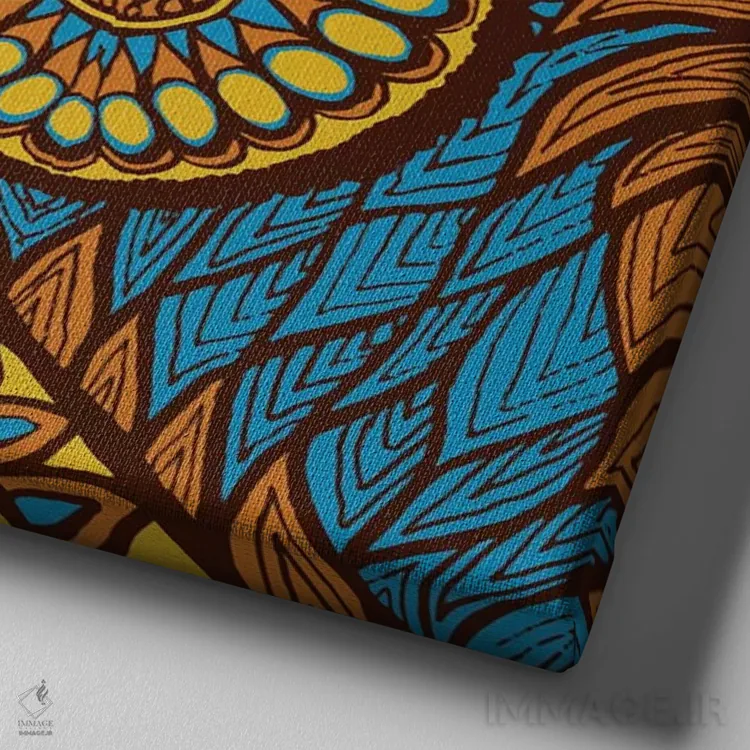 تابلو مجموعه مومی اثر آدکونله آدلاکه - نمای نزدیک بافت بوم