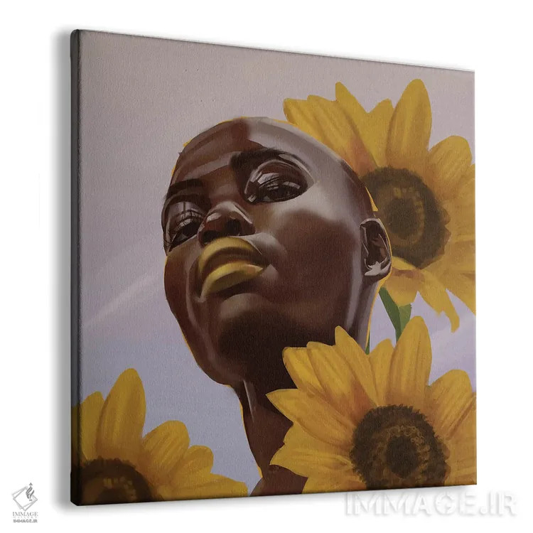 تابلو طلایی کوچک ۲ اثر آدکونله آدلاکه - نمای پرسپکتیو محصول