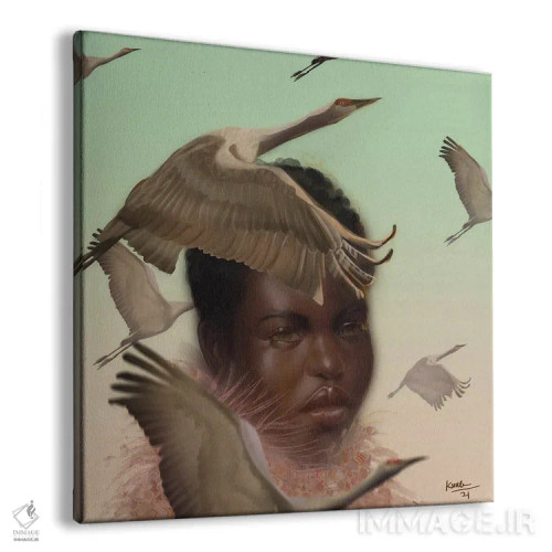 تابلو اردکها اثر آدکونله آدلاکه - نمای پرسپکتیو محصول