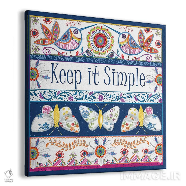 تابلو سادگی را حفظ کن اثر آنی دل سول - نمای پرسپکتیو محصول