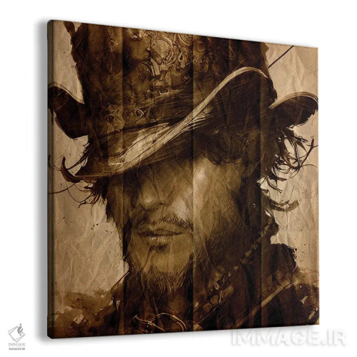 تابلو کابوی تحت تعقیب اثر آلساندرو دلا توره - نمای پرسپکتیو محصول