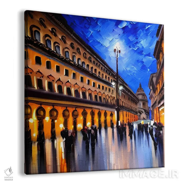 تابلو Milan, Italy,خیابان ویتوریو امانوئله، میلان، ایتالیا اثر آلساندرو دلا توره - نمای پرسپکتیو محصول