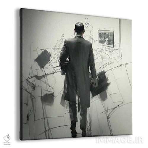 تابلو تاجر در دفترکار اثر آلساندرو دلا توره - نمای پرسپکتیو محصول