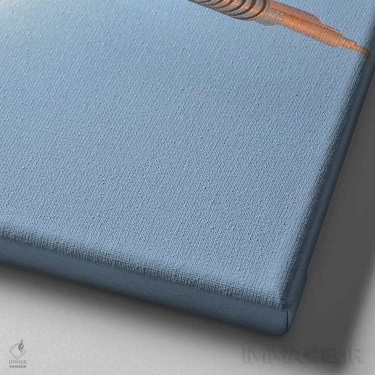 تابلو میدان گائه اولنتی و آسمانخراش مرکز شهر میلان، ایتالیا اثر آلساندرو دلا توره - نمای نزدیک بافت بوم