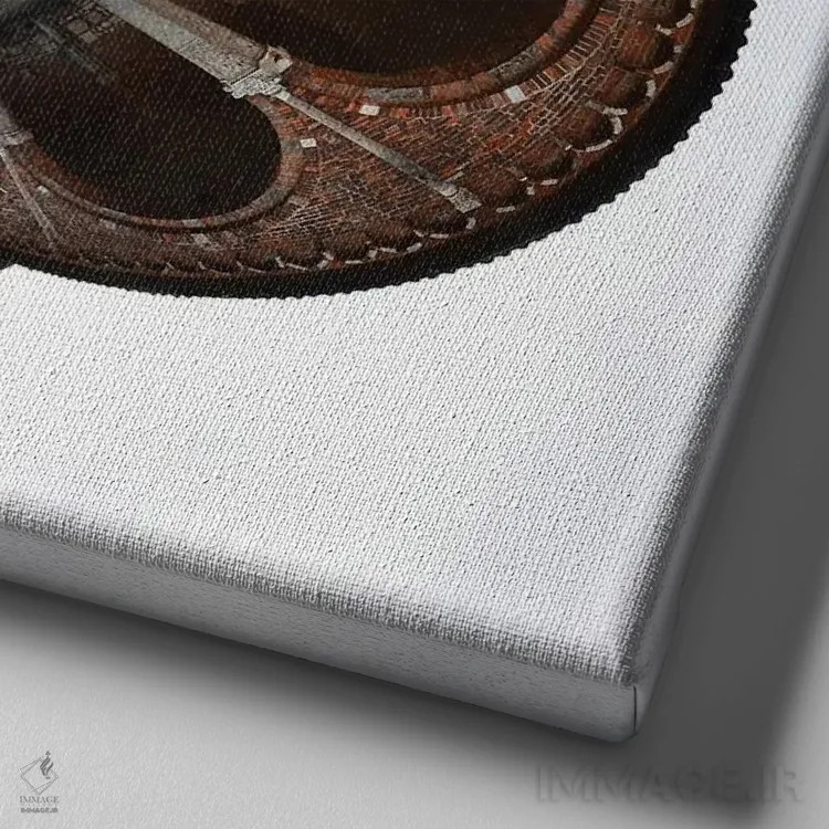 تابلو کلیسای جامع سانتامبروجو، میلان، ایتالیا اثر آلساندرو دلا توره - نمای نزدیک بافت بوم