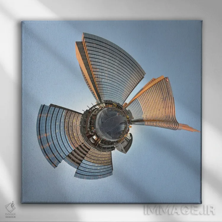 تابلو میدان گائه اولنتی، خیابان شهری میلان، ایتالیا اثر آلساندرو دلا توره - نمای روبهرو روی دیوار