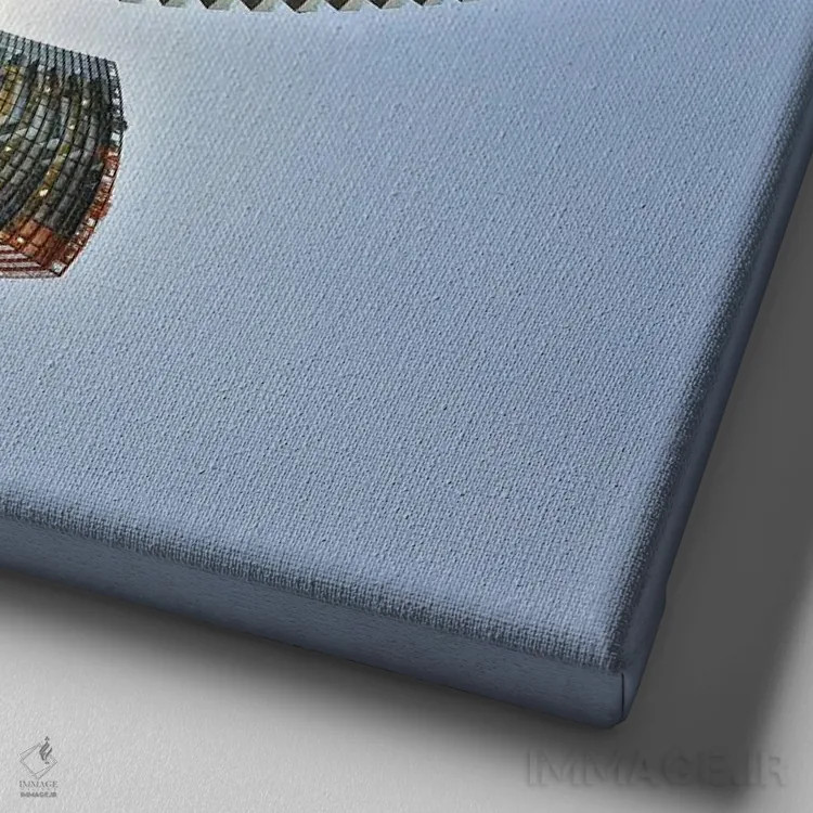 تابلو میدان آلوار آلتو و آسمانخراش معماری شهری مرکز میلان، ایتالیا اثر آلساندرو دلا توره - نمای نزدیک بافت بوم