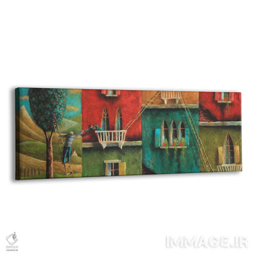 تابلو درخت پرتقال اثر آدریان سایکس - نمای پرسپکتیو محصول