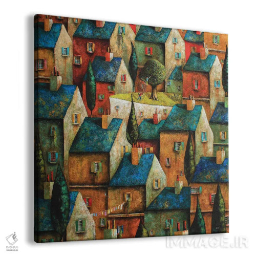 تابلو باغ اسرارآمیز اثر آدریان سایکس - نمای پرسپکتیو محصول