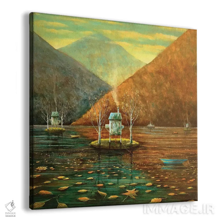 تابلو خانههای پایهبلند اثر آدریان سایکس - نمای پرسپکتیو محصول