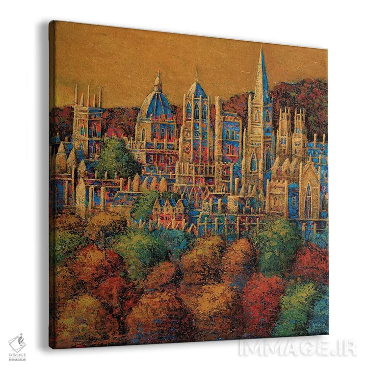 تابلو شبی در آکسفورد اثر آدریان سایکس - نمای پرسپکتیو محصول