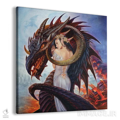 تابلو سرزنش اژدها اثر آلکمی انگلند (استودیو هنری انگلیسی) - نمای پرسپکتیو محصول