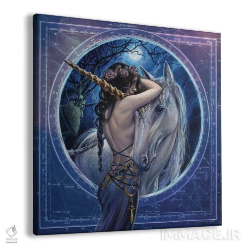 تابلو میتیکورن (یونیکورن افسانهای) اثر آلکمی انگلند (استودیو هنری انگلیسی) - نمای پرسپکتیو محصول