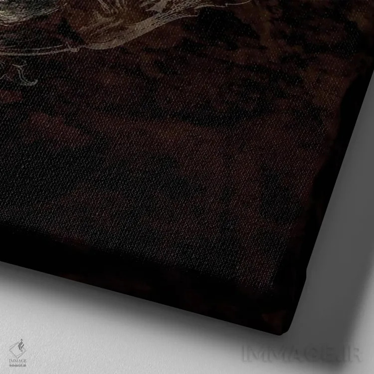 تابلو هیچ شری اثر آلکمی انگلند (استودیو هنری انگلیسی) - نمای نزدیک بافت بوم