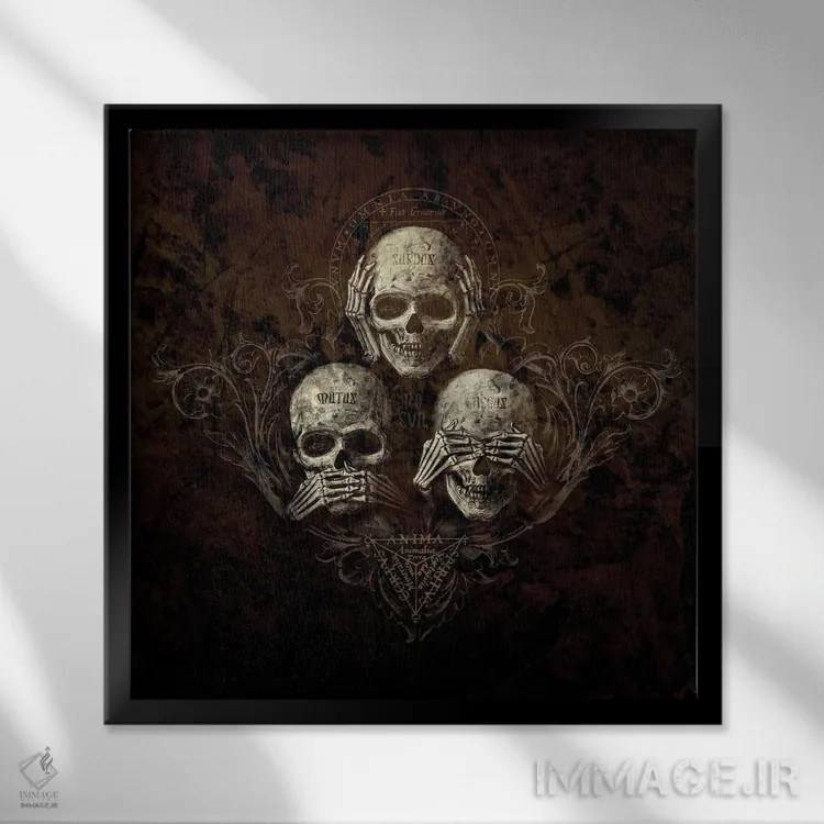 تابلو هیچ شری اثر آلکمی انگلند (استودیو هنری انگلیسی) - نمای قابدار مشکی