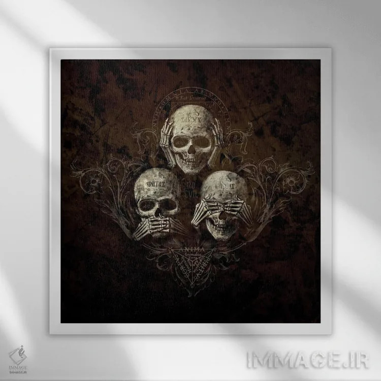 تابلو هیچ شری اثر آلکمی انگلند (استودیو هنری انگلیسی) - نمای قابدار سفید