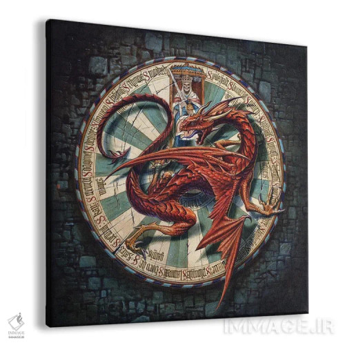 تابلو راز میز گرد (افسانه آرتور) اثر آلکمی انگلند (استودیو هنری انگلیسی) - نمای پرسپکتیو محصول