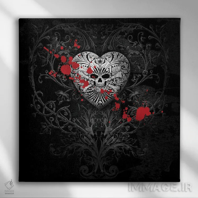 تابلو حقهبازی (یا دسیسه)، اثر آلکمی انگلند (استودیو هنری انگلیسی) - نمای روبهرو روی دیوار