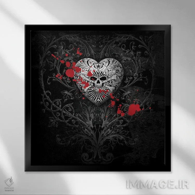 تابلو حقهبازی (یا دسیسه)، اثر آلکمی انگلند (استودیو هنری انگلیسی) - نمای قابدار مشکی