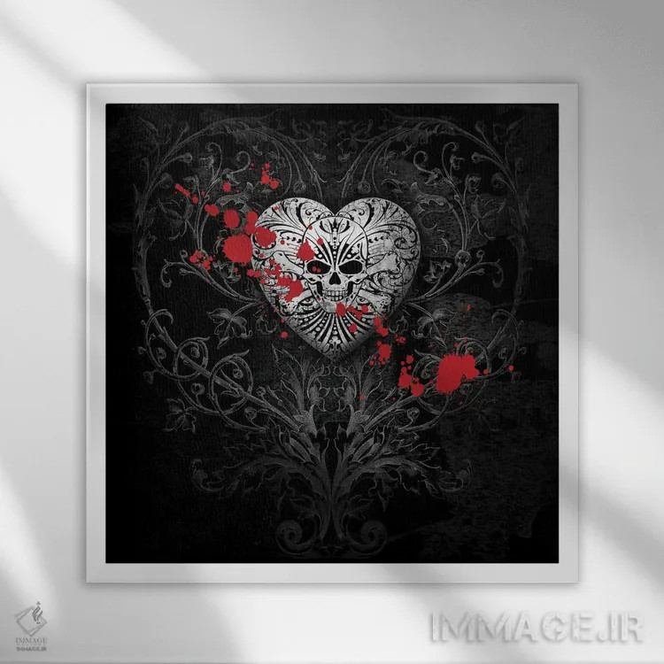 تابلو حقهبازی (یا دسیسه)، اثر آلکمی انگلند (استودیو هنری انگلیسی) - نمای قابدار سفید