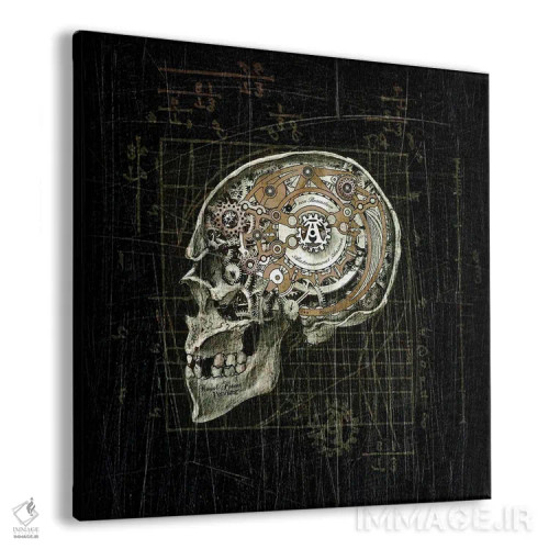 تابلو روح مستقل (عبارت لاتین) اثر آلکمی انگلند (استودیو هنری انگلیسی) - نمای پرسپکتیو محصول