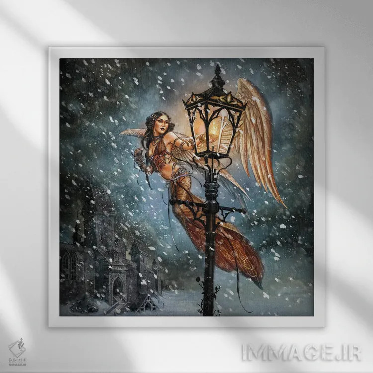 تابلو معجزهآسا (لاتین) اثر آلکمی انگلند (استودیو هنری انگلیسی) - نمای قابدار سفید