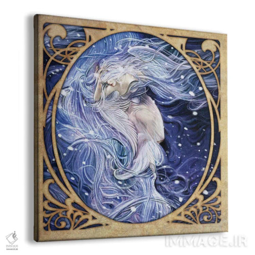 تابلو ادریس و فرشته اثر آلکمی انگلند (استودیو هنری انگلیسی) - نمای پرسپکتیو محصول