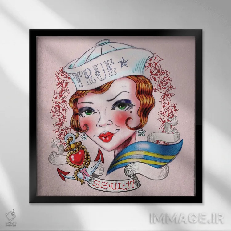 تابلو اساسیوال ۱۷ (عنوان تخصصی/کد) اثر آلکمی انگلند (استودیو هنری انگلیسی) - نمای قابدار مشکی