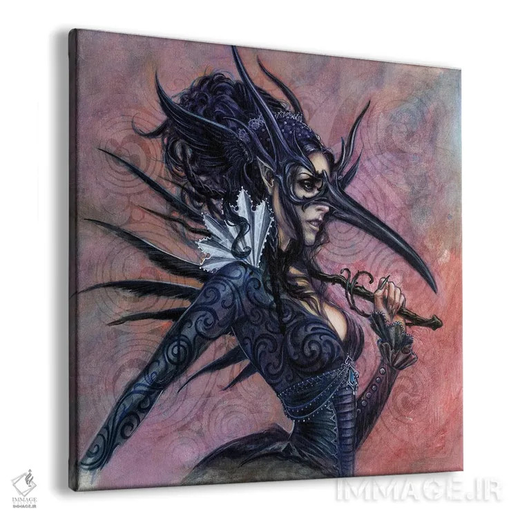 تابلو آداب کلاغ اثر آلکمی انگلند (استودیو هنری انگلیسی) - نمای پرسپکتیو محصول