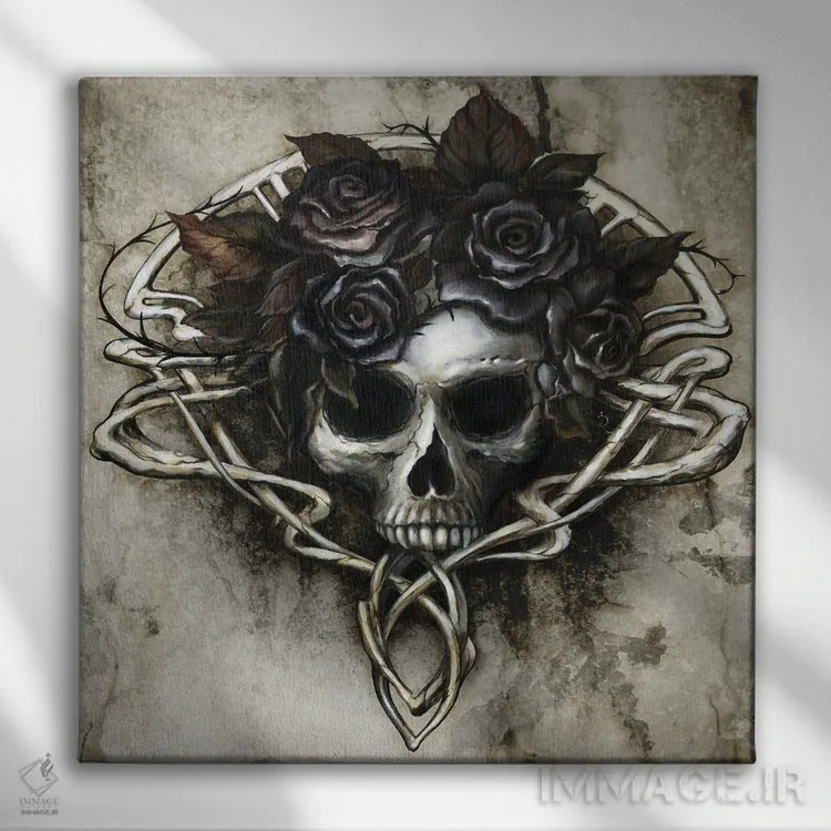 تابلو ندبه سارا اثر آلکمی انگلند (استودیو هنری انگلیسی) - نمای روبهرو روی دیوار