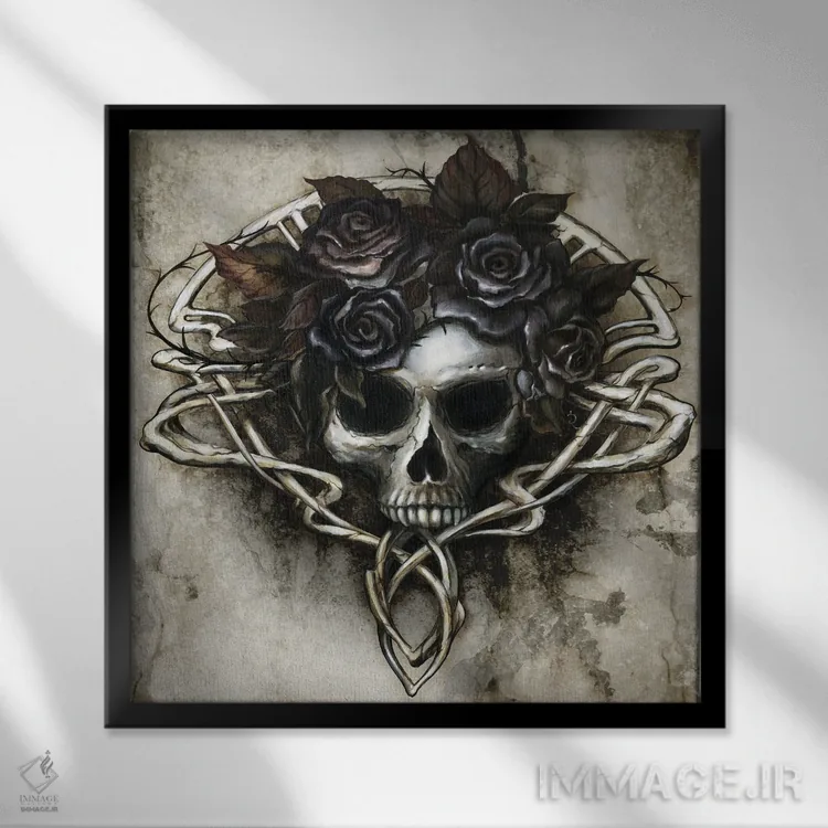 تابلو ندبه سارا اثر آلکمی انگلند (استودیو هنری انگلیسی) - نمای قابدار مشکی