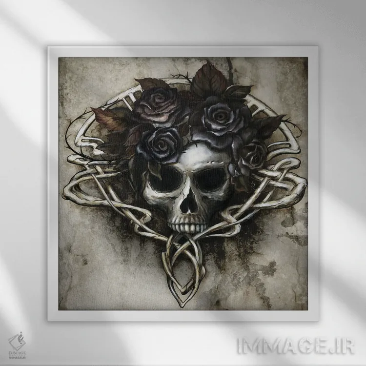 تابلو ندبه سارا اثر آلکمی انگلند (استودیو هنری انگلیسی) - نمای قابدار سفید