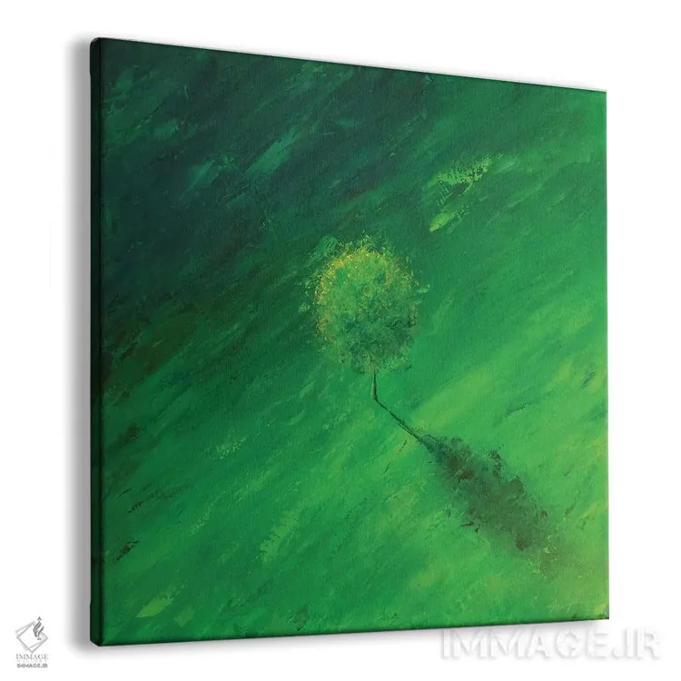 تابلو درخت تنها اثر آلساندرو پیراس - نمای پرسپکتیو محصول