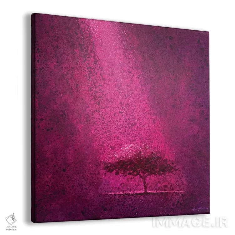 تابلو ارغوانی تیره اثر آلساندرو پیراس - نمای پرسپکتیو محصول