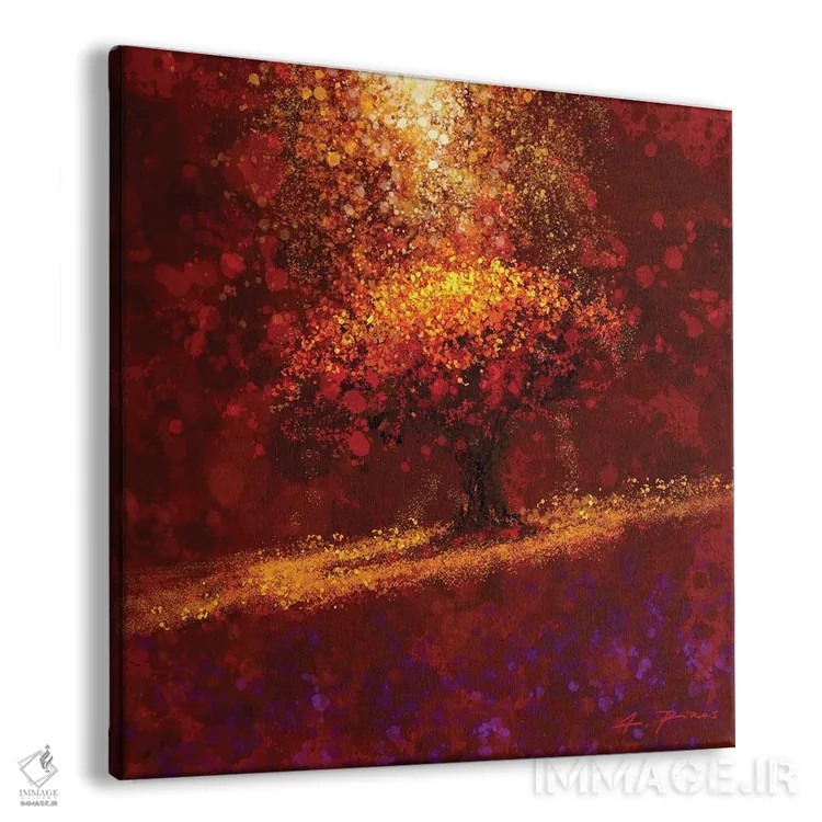 تابلو رویای درخت اثر آلساندرو پیراس - نمای پرسپکتیو محصول