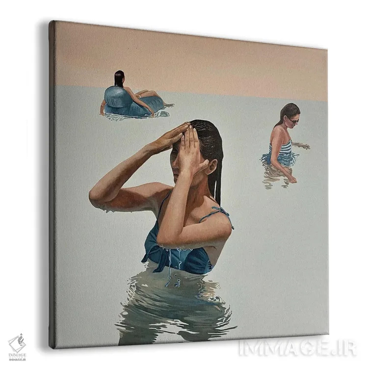 تابلو سهگانه اثر آماندا کامرون - نمای پرسپکتیو محصول