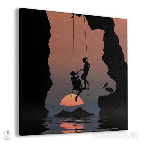 تابلو دوست اثر عبدالله ایویندار - نمای پرسپکتیو محصول