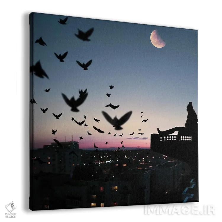 تابلو نمای بالکن اثر عبدالله ایویندار - نمای پرسپکتیو محصول