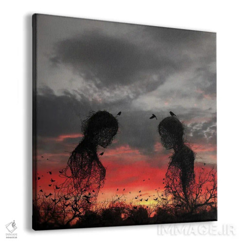 تابلو غروب آفتاب اثر عبدالله ایویندار - نمای پرسپکتیو محصول