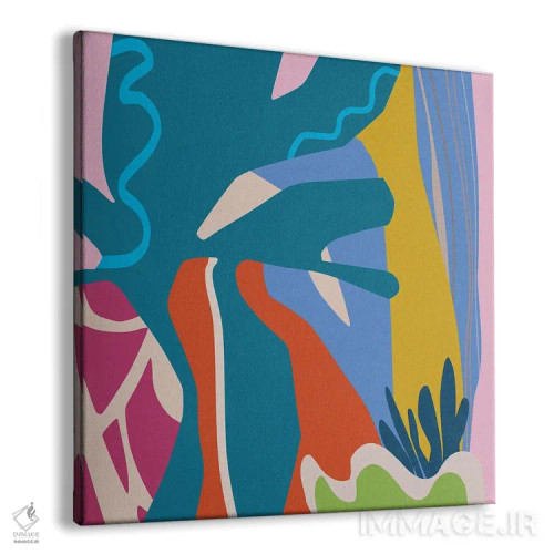 تابلو برگهای گرمسیری ۷ اثر آنجِل استوز - نمای پرسپکتیو محصول