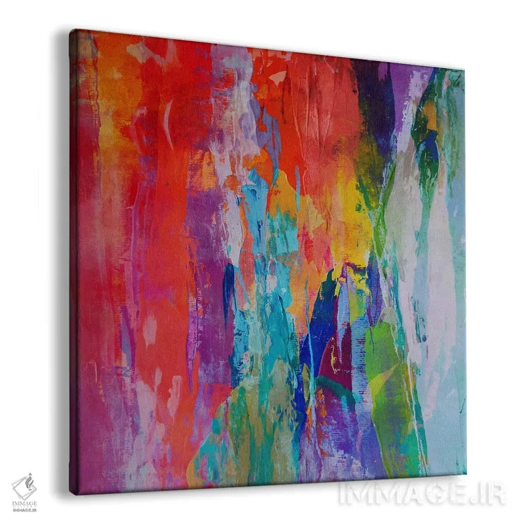 تابلو ضربههای قلم XV اثر آنجِل استوز - نمای پرسپکتیو محصول