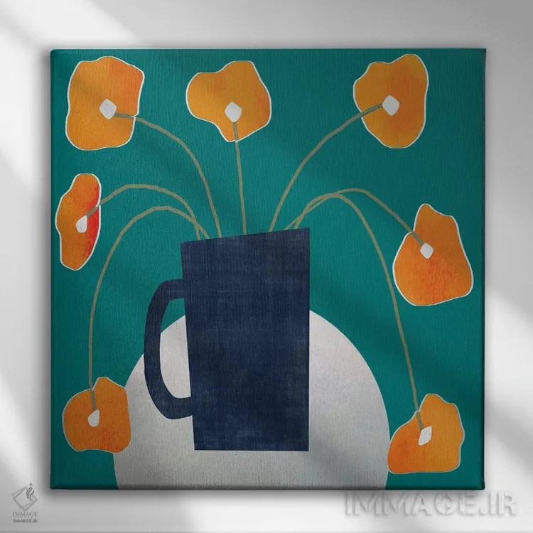 تابلو نمای بهاری اثر آنجِل استوز - نمای روبهرو روی دیوار