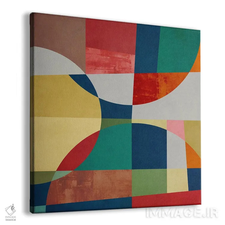 تابلو مفهوم هندسی LVI اثر آنجِل استوز - نمای پرسپکتیو محصول